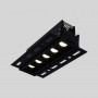 LED eckige Einbauleuchte Gipskartonplatte - 12W - UGR18 - CRI90 - schwarz, akzente setzen