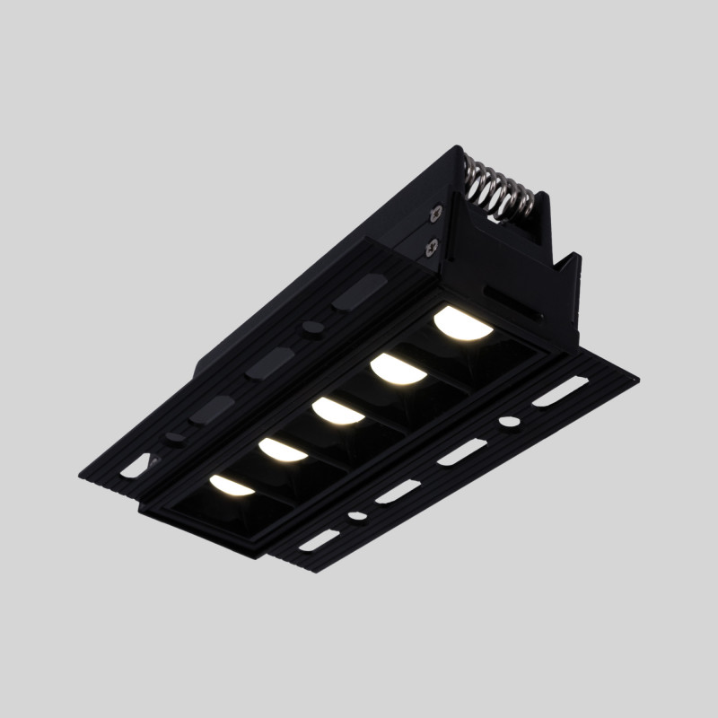 LED eckige Einbauleuchte Gipskartonplatte - 12W - UGR18 - CRI90 - schwarz, akzente setzen LED eckige Einbauleuchte Gipskartonplatte - 12W - UGR18 - CRI90 - schwarz, akzente setzen
