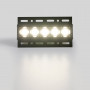LED eckige Einbauleuchte Gipskartonplatte - 12W - UGR18 - CRI90 - schwarze einbaustrahler