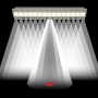 LED Einbauleuchte Gipskartonplatte - 30W - UGR18 - CRI90 - weiß, rechteckig - 45° lichtaustritt