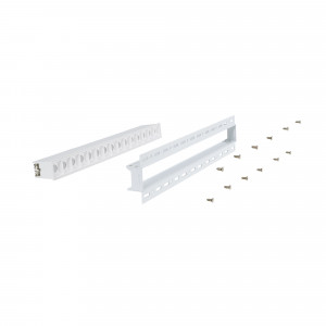 LED Einbauleuchte Gipskartonplatte - 30W - UGR18 - CRI90 - weiß, rechteckiges gehäuse