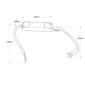 2W LED Einbaustrahler - Osram LED - UGR18 - Ø 25mm Einbau - weiß, rund - led treiber abmessungen