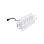 LED eckiger Einbaustrahler Gipskartonplatte - 12W - UGR18 - CRI90 - Weiß - saubere montage
