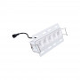 LED eckiger Einbaustrahler Gipskartonplatte - 12W - UGR18 - CRI90 - Weiß - saubere montage