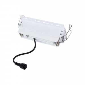 LED eckiger Einbaustrahler Gipskartonplatte - 12W - UGR18 - CRI90 - Weiß - led einbauleuchte gipskarton