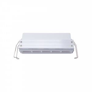 LED eckiger Einbaustrahler Gipskartonplatte - 12W - UGR18 - CRI90 - Weißes Gehäuse