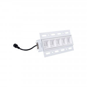 LED eckiger Einbaustrahler Gipskartonplatte - 12W - UGR18 - CRI90 - Weiße Einbauleuchte