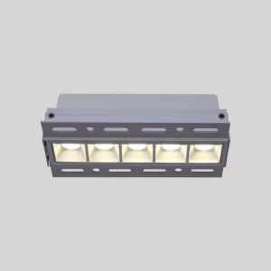 LED eckiger Einbaustrahler Gipskartonplatte - 12W - UGR18 - CRI90 - Weiß - blendfreie einbauspots gipsdecke