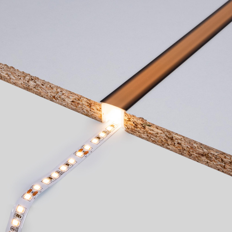 Abdeckung für LED Streifen flexibel, Neon, schwarz  16x16mm - 5 Meter - led streifen einbauen Abdeckung für LED Streifen flexibel, Neon, schwarz  16x16mm - 5 Meter - led streifen einbauen