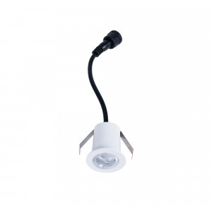 2W LED Einbaustrahler - Osram LED - UGR18 - Ø 25mm Einbau - weiß, rund - deckenspot