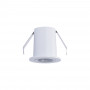 2W LED Einbaustrahler - Osram LED - UGR18 - Ø 25mm Einbau - weiß, rund - einbauspot, einbaufedern