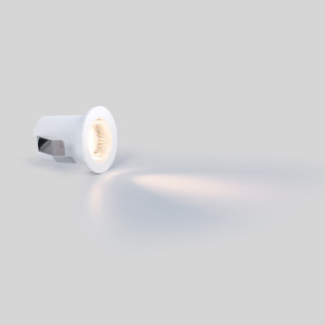 2W LED Einbaustrahler - Osram LED - UGR18 - Ø 25mm Einbau - weiß, rund - gebündeltes licht