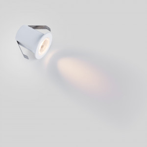 2W LED Einbaustrahler - Osram LED - UGR18 - Ø 25mm Einbau - weiß, rund - gerichtete beleuchtung