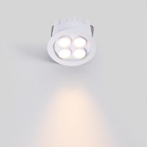 LED Einbauspot 8W, rund - Osram LED - UGR18 - Öffnung Ø 58mm - Weiß - led einbaustrahler für innenbereich