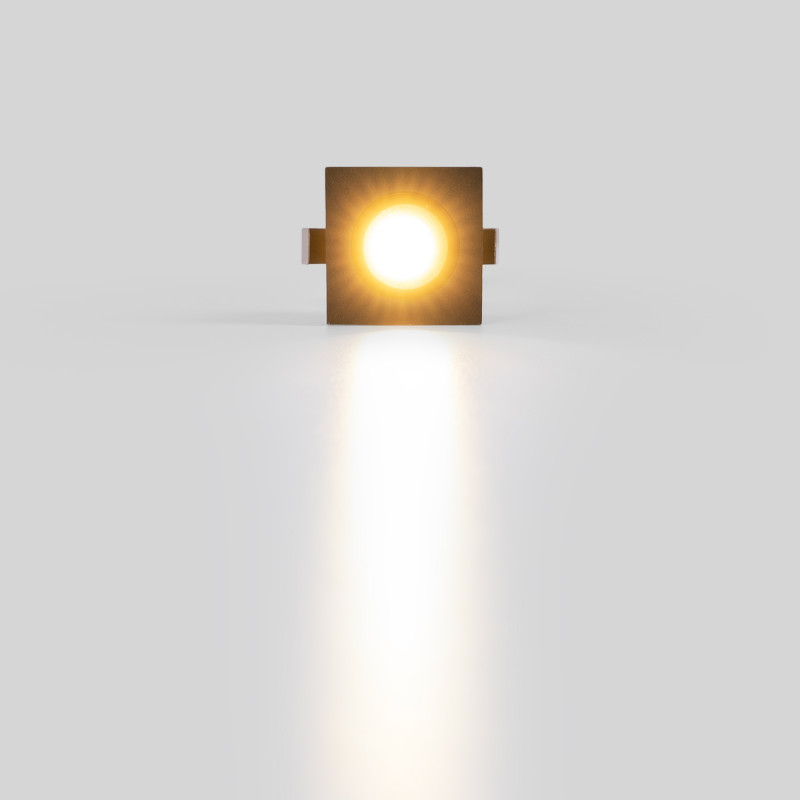 LED Einbaustrahler eckig 2W - Osram - UGR18 - Ø 25mm Einbauöffnung - gebündeltes licht LED Einbaustrahler eckig 2W - Osram - UGR18 - Ø 25mm Einbauöffnung - gebündeltes licht