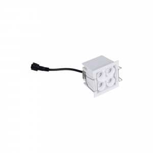 LED Einbaustrahler eckig 8W - Osram LED - UGR18 - 48x48mm Einbauöffnung - led akzentbeleuchtung