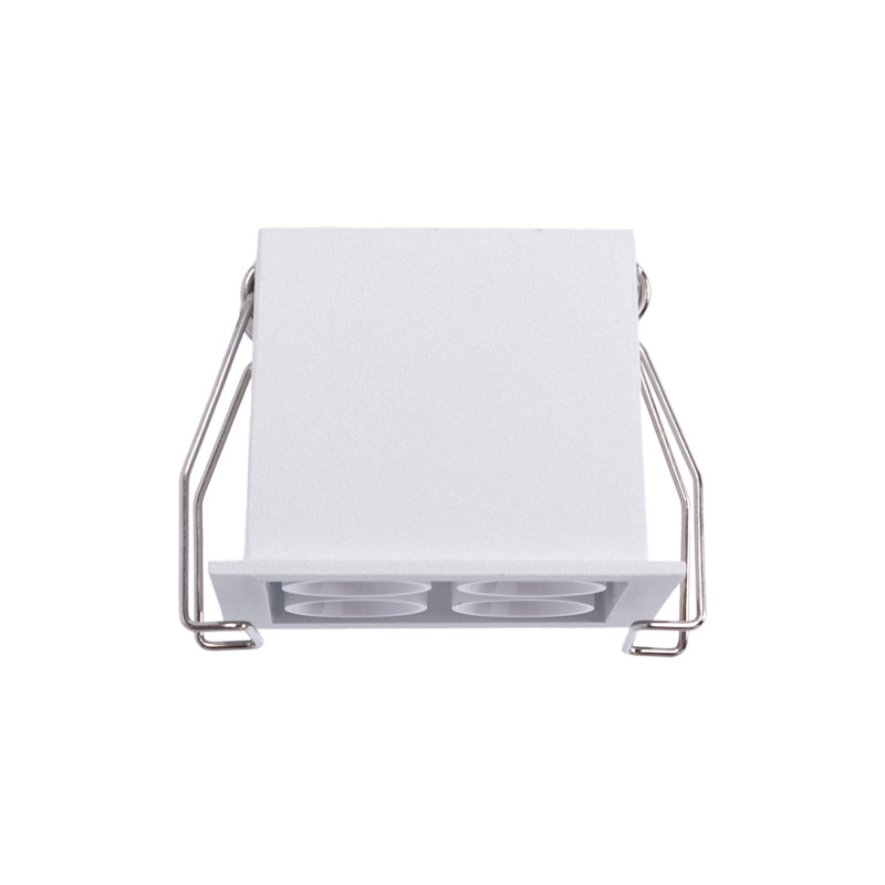 LED Einbaustrahler eckig 8W - Osram LED - UGR18 - 48x48mm Einbauöffnung - einbaufedern