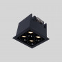 LED Einbaustrahler eckig 8W - Osram LED - UGR18 - 48 x 48 mm Einbauöffnung - led downlight