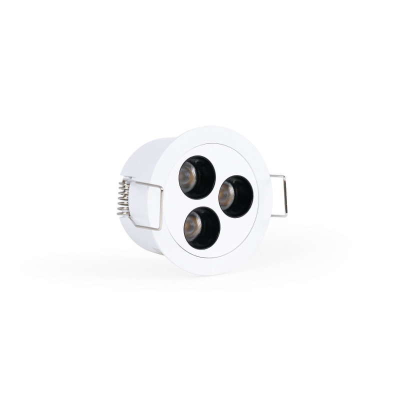 6W LED Einbaustrahler rund - UGR18 - Ø 55mm Einbauöffnung - runde einbauleuchte