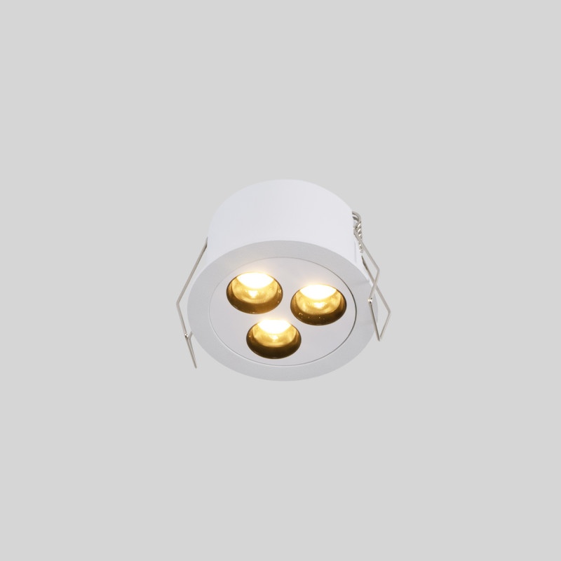 6W LED Einbaustrahler rund - UGR18 - Ø 55mm Einbauöffnung - led betonung
