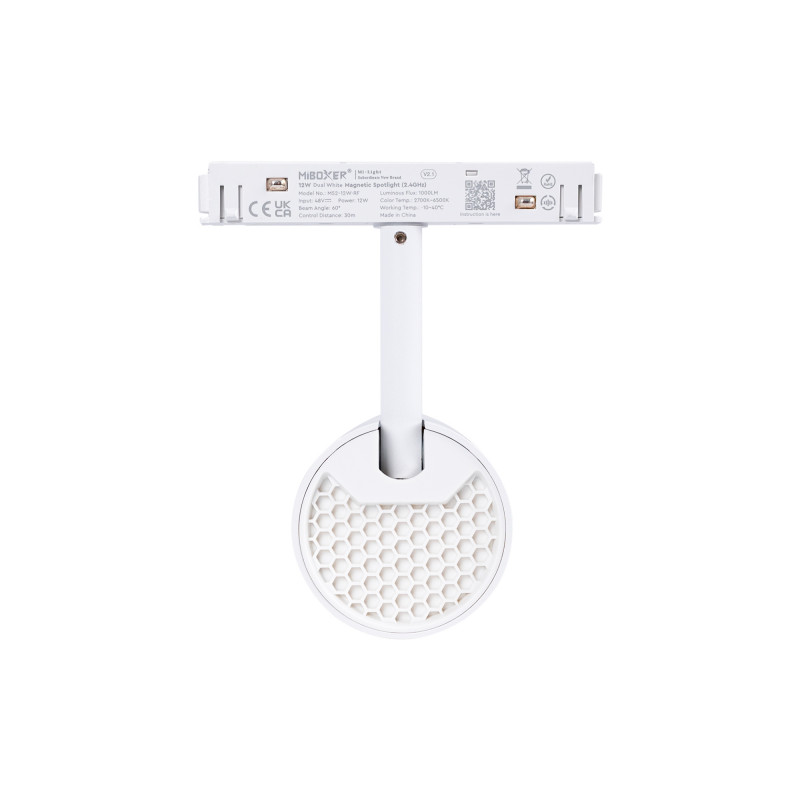 CCT LED Strahler für Magnet Schienensystem 48V - 12W - MiLight - stromschienenstrahler CCT LED Strahler für Magnet Schienensystem 48V - 12W - MiLight - stromschienenstrahler