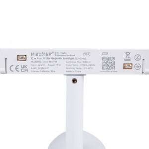 CCT LED Strahler für Magnet Schienensystem 48V - 12W - MiLight - magnetisch