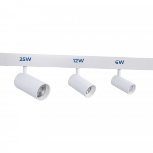 LED Strahler für Magnet Schienensystem RGB + CCT - 48V - 12W - MiLight - alle grössen