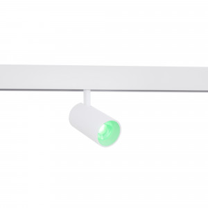 LED Strahler für Magnet Schienensystem RGB + CCT - 48V - 25W - MiLight - grünes licht