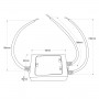 CCT Signalverstärker / Repeater wasserdicht 12-24V DC 6A/Kanal IP67 abmessungen