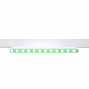 Magnetische Lampe Schienensystem, schwenkbar RGB + CCT 12W MiLight UGR18 grün