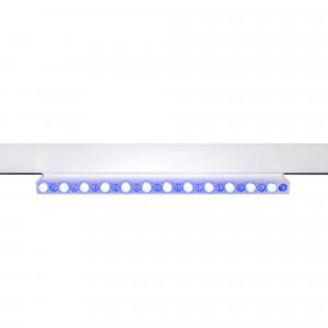 Magnetische Lampe Schienensystem, schwenkbar RGB + CCT 12W MiLight UGR18 blau