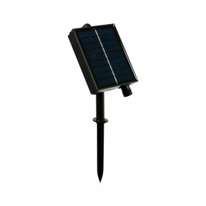 Solarleuchte Lichterkette für Außen - 15 x LED Lampen E27 IP44 10m mit erdspiess