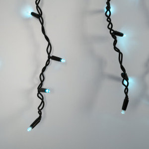 LED Vorhang 1,5m x 90cm - 100 Lichter Kaltweiß - eiskalt