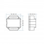 Controller Einfarbig MINI 12-48V DC, 8A 2.4G PUSH-Dim Skydance abmessungen