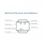 Controller Einfarbig MINI 12-48V DC, 8A 2.4G PUSH-Dim Skydance led streifen dimmen