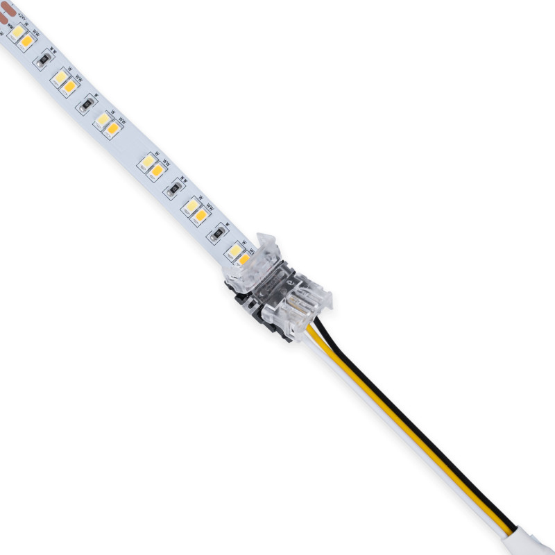 Schnellverbinder Hippo CCT SMD 10mm 3polig 24V wie led streifen verbinden Schnellverbinder Hippo CCT SMD 10mm 3polig 24V wie led streifen verbinden