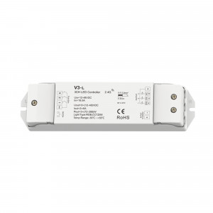 RGB CCT Einfarbig Controller 12-48V DC 18A (6A/Kanal) 2.4G PUSH-Dim Skydance led streifen steuern