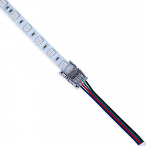 Schnellverbinder Hippo RGB SMD 10mm 4-polig 24V wie led streifen mit kabel verbinden