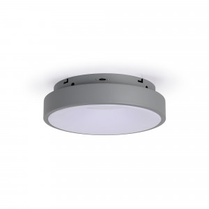 LED Deckenleuchte CCT 22W Philips Treiber ø30cm design in grau, modern