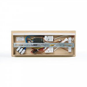 LED Wandleuchte TURIN mit USB, Doppelfunktion, Holz anschluss