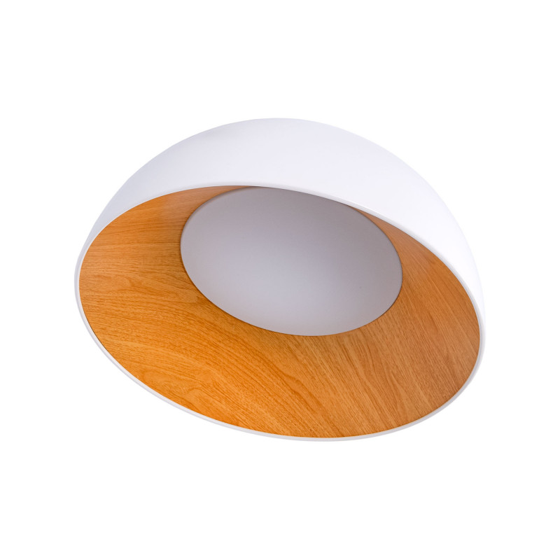 CCT LED Deckenleuchte 24W Holzoptik ø50cm deckenleuchte skandi