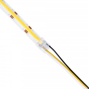 CCT COB Streifen an Kabel Schnellverbinder Hippo PCB 10mm 3-polig 24V wie led streifen anschliessen