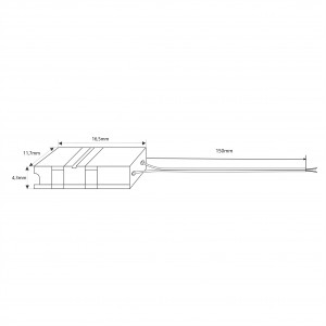 Hippo Schnellverbinder CCT COB Streifen zu Controller 10mm 3-polig 24V abmessungen