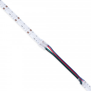 Hippo Schnellverbinder RGB COB Streifen PCB 10mm 4-polig 24V streifen mit kabel verbinden