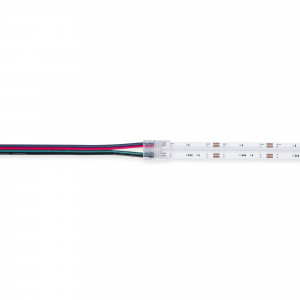 Hippo Schnellverbinder RGB COB Streifen zu Controller PCB 10mm 4-polig 24V wie led streifen verbinden