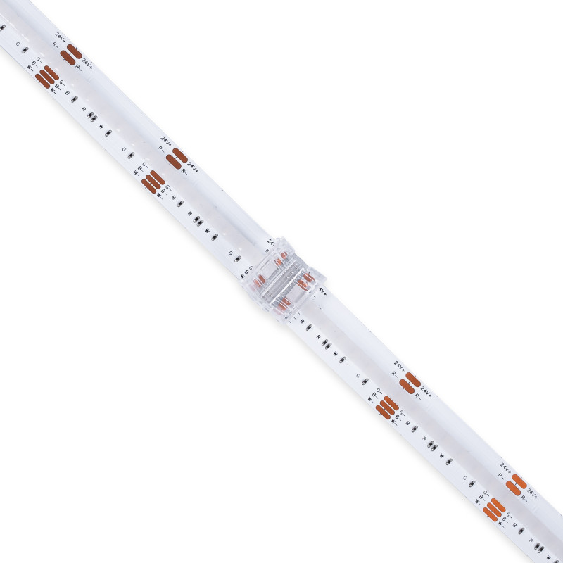 Hippo Schnellverbinder RGBW COB Streifen 12mm 5-polig 24V led streifen installieren