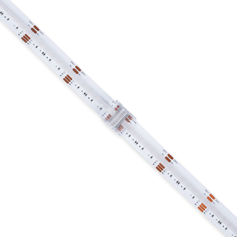 Hippo Schnellverbinder RGBW COB Streifen 12mm 5-polig 24V wie led streifen montieren