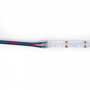 RGBW Schnellverbinder Hippo COB Streifen zu Controller 12mm 5-polig 24V led controller installieren