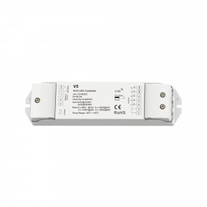 RGB-Steuerung + CCT 12-48V DC - 25A (5A/Kanal) - RF 2.4G - PUSH-Dimmer - Skydance