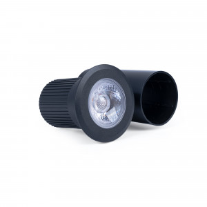 10W LED Bodeneinbauleuchte Warmweiß IP67, Schwarz boden einbauleuchte